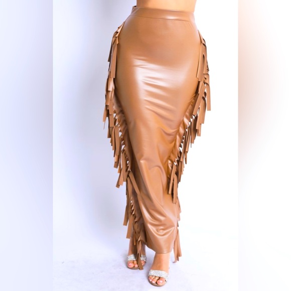 NWT Leather Skirt - Picture 1 of 6